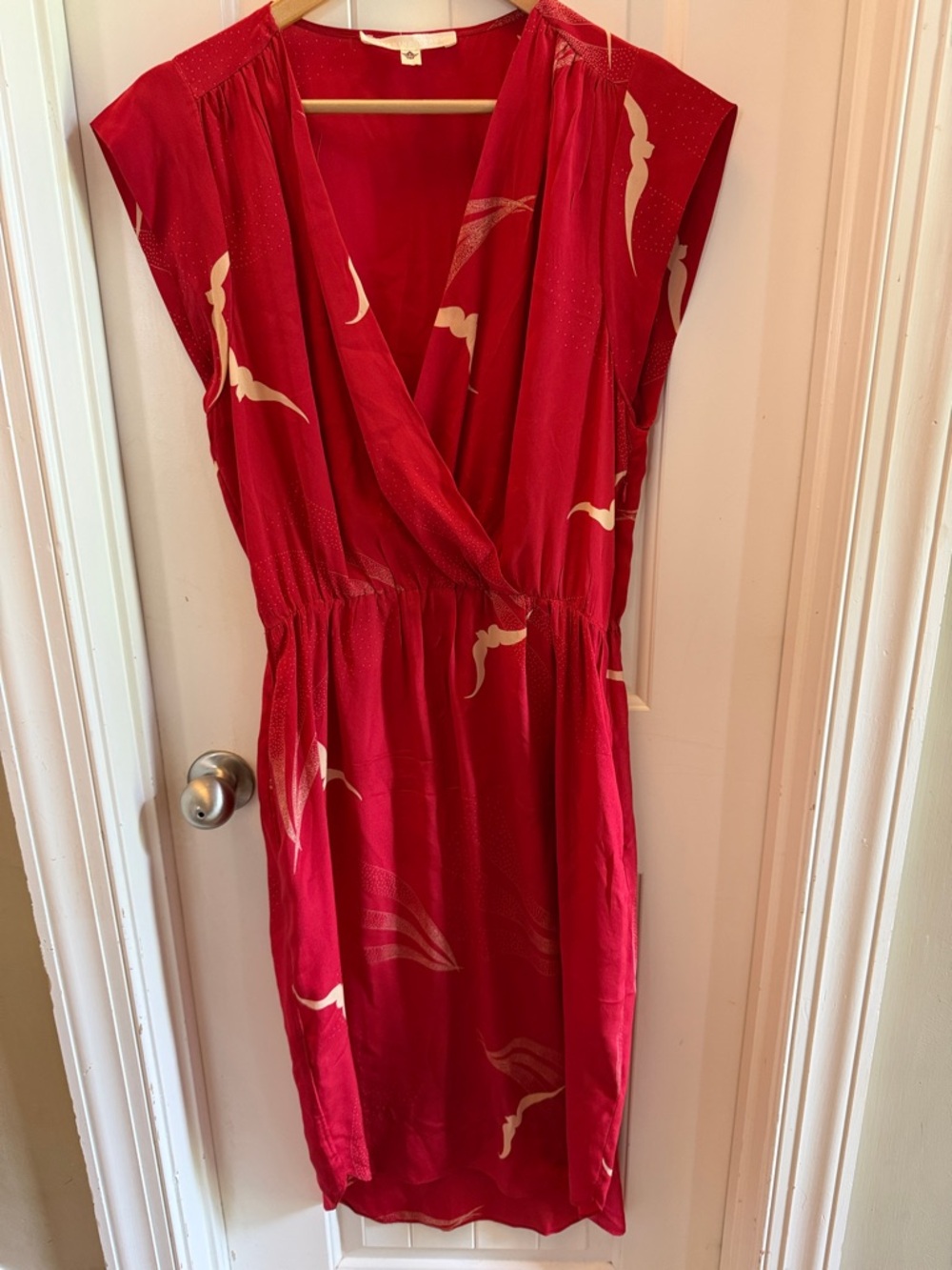 Burning Torch silk dress